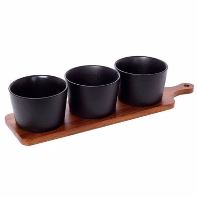 Cryspo Trio Ορντερβιέρα 3 Θέσεων Πορσελάνης 'ACACIA' 65000215